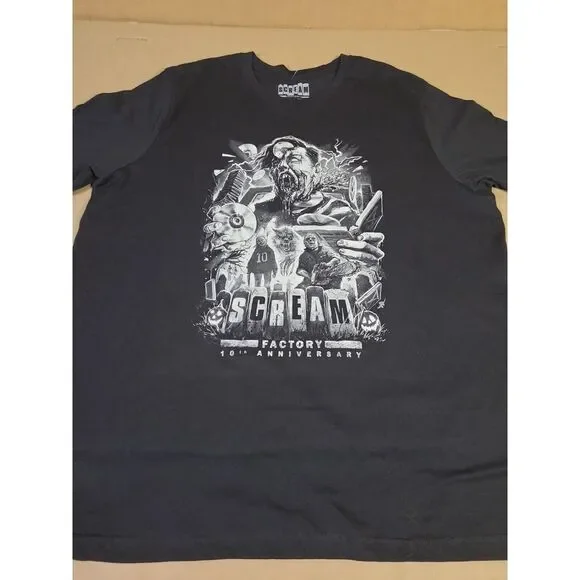 Scream‎ Factory 10th Anniversary T-Shirt Sz 3XL Gutter Garbs - Picture 2 of 10